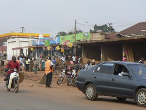 Calle de Kampala.