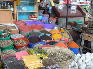 Puesto del mercado de Mombasa