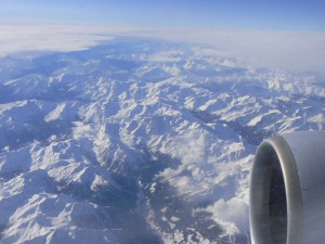 Los Alpes desde el airbús